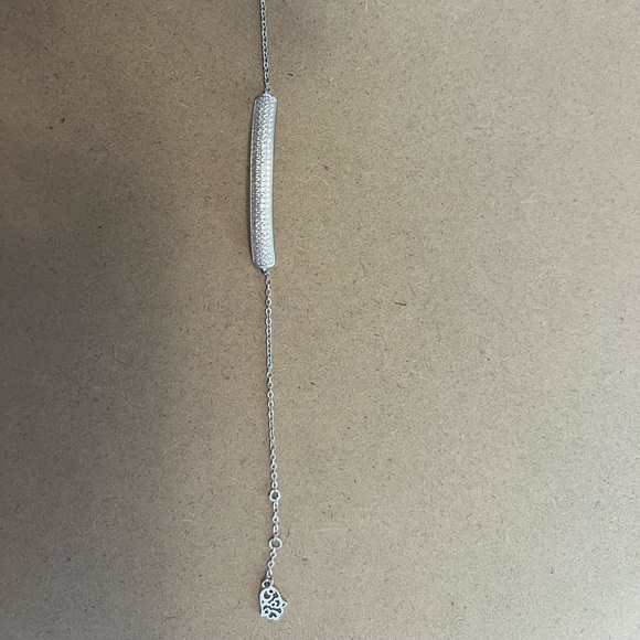 Sterling Silver Bar Bracelet - Picture 2 of 2